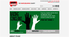 Desktop Screenshot of pcaw.org.uk